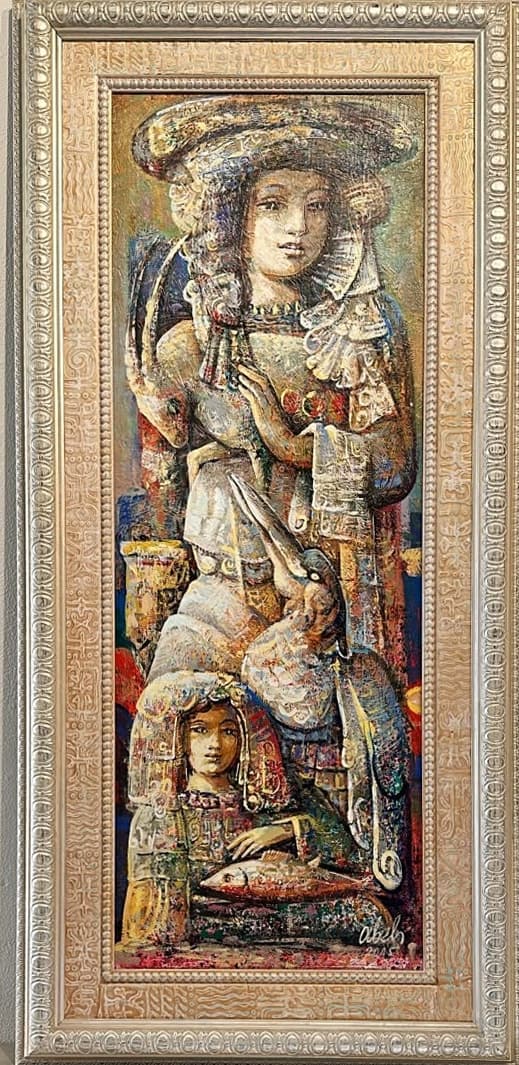 Առատություն — Oil on canvas, 110 × 45 cm (2005). Abel Karen Kazinyan.