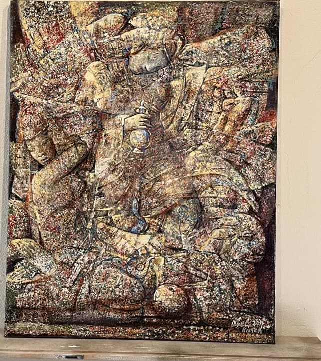 Էլիքսիր — Oil on canvas, 92 × 73 cm (2011). Abel Karen Kazinyan.