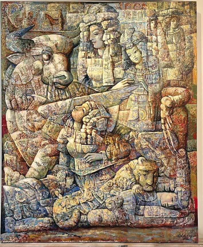 Սիրո տաճար — Oil on canvas, 170 × 140 cm (2006). Abel Karen Kazinyan.