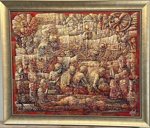 Իմաստություն — Oil on canvas, 85 × 100 cm (2011). Abel Karen Kazinyan.