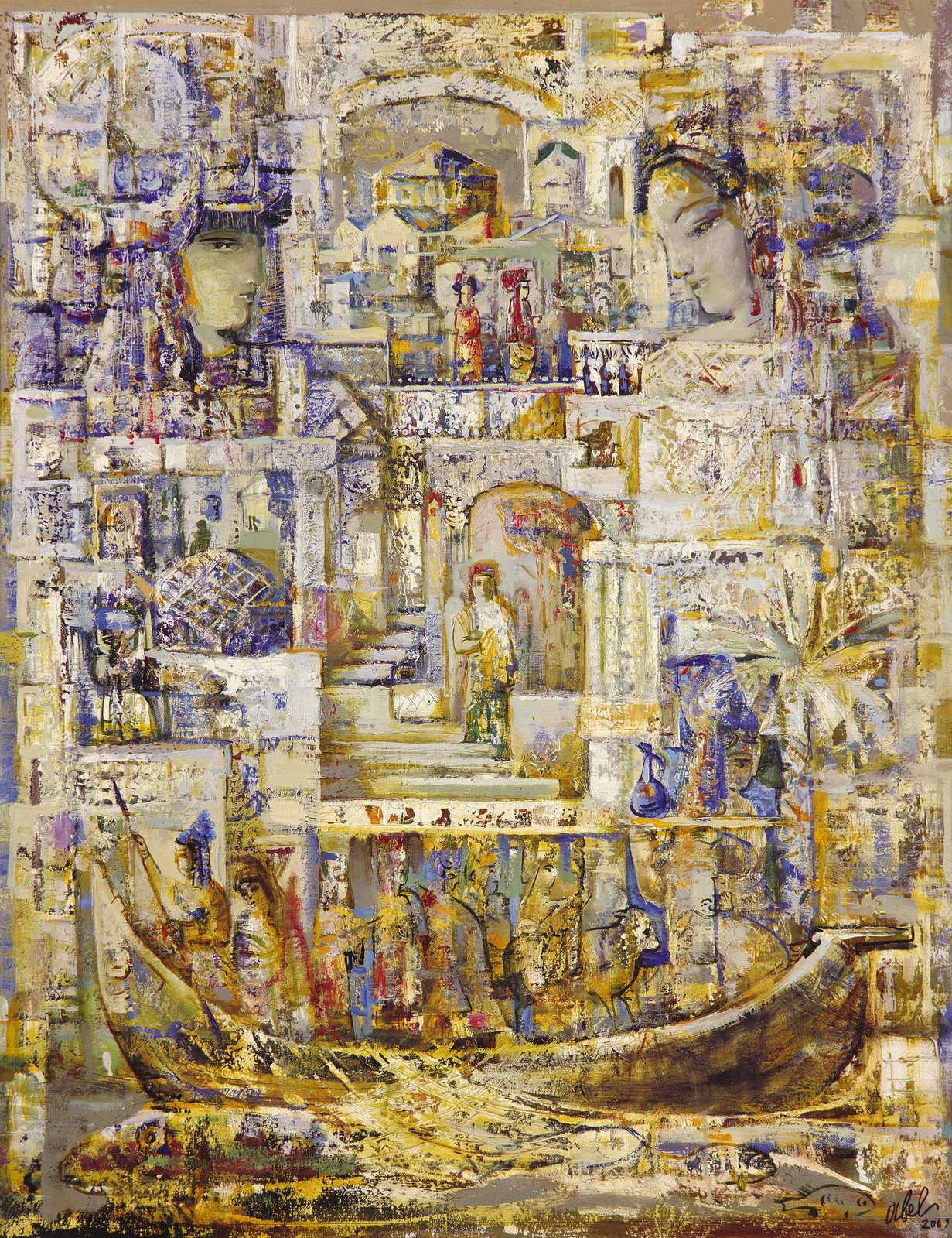 Картина — Mixed media on canvas (2011). Abel Karen Kazinyan.