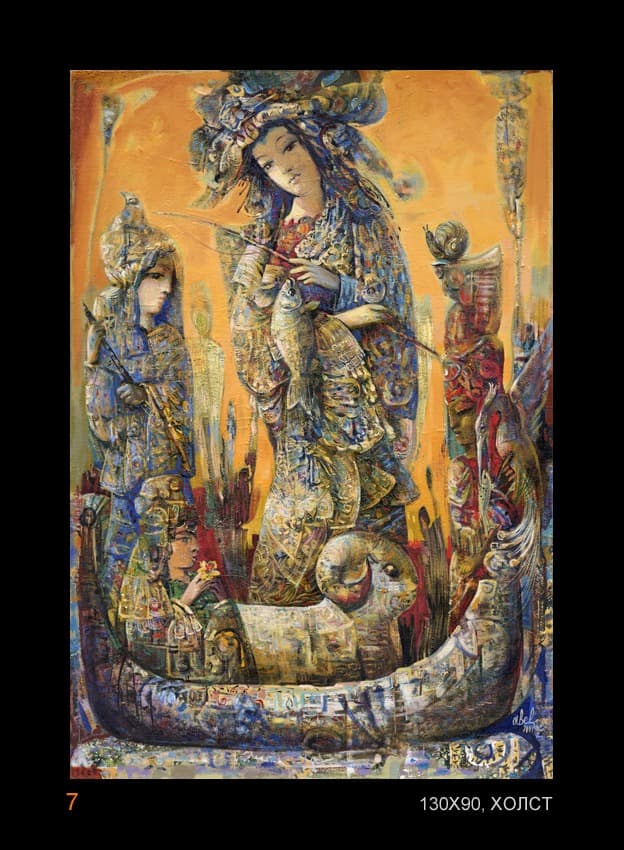 Картина — Oil & gilt on canvas (2010). Abel Karen Kazinyan.