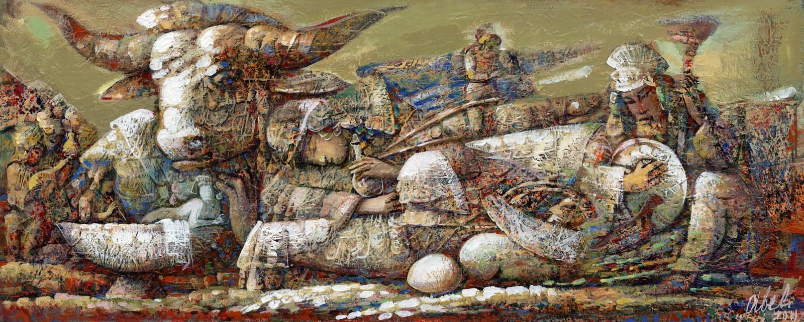 Картина — Mixed media on canvas (2014). Abel Karen Kazinyan.