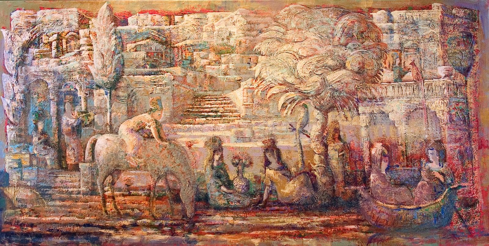 Картина — Mixed media on canvas (1999). Abel Karen Kazinyan.