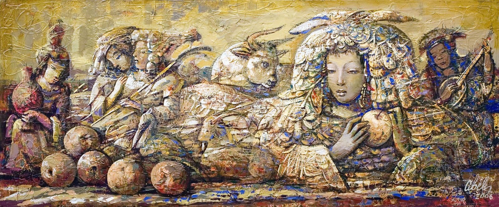 Картина — Oil on canvas (2022). Abel Karen Kazinyan.